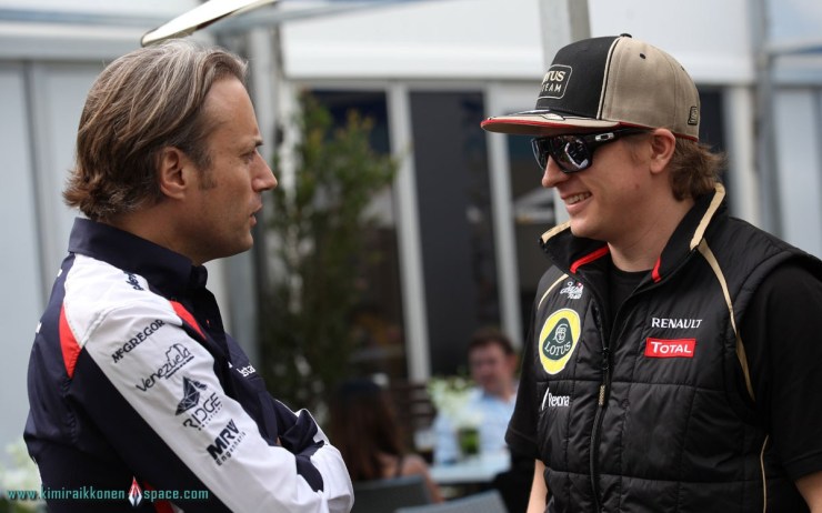 Adam Parr, Kimi Raikkonen, Australian Grand Prix- Thursday - 2012