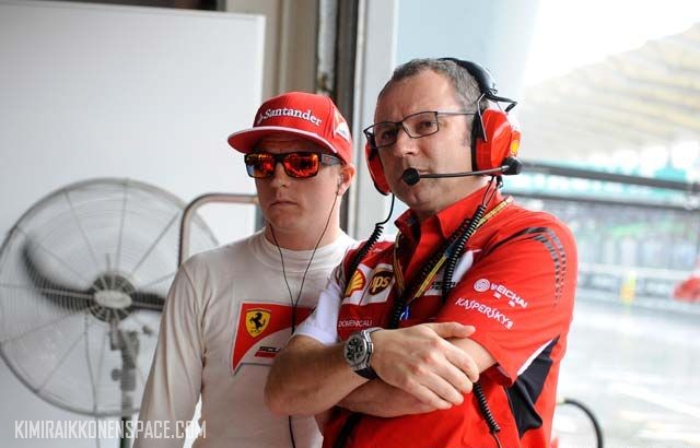 Raikkonen & Domenicali, Malaysia 2014