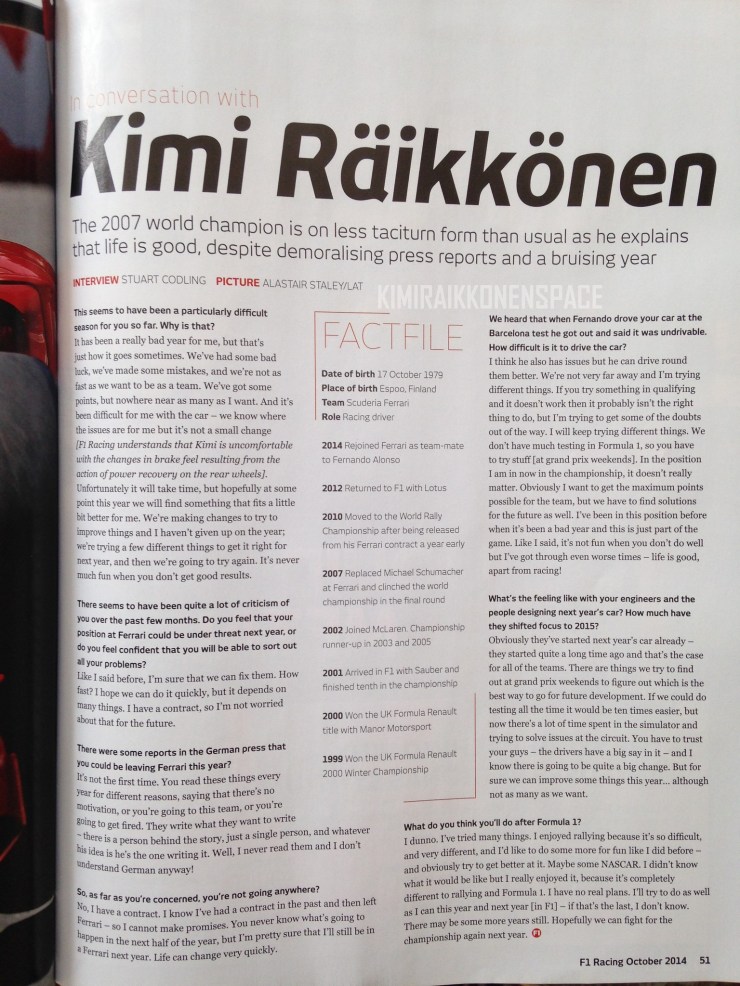 kimi interview f1racing oct 2014_KRS